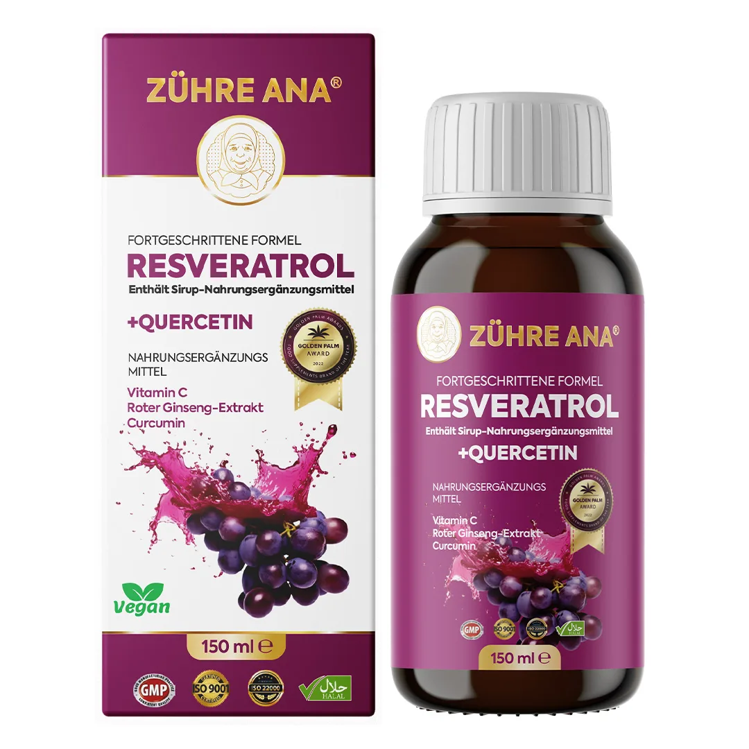 Zühre Ana Resveratrol Sirup 150 ml – Verpackung