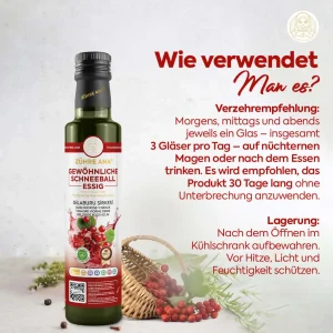 Zühre Ana Schneeball Essig 500 ml – Ansicht 1