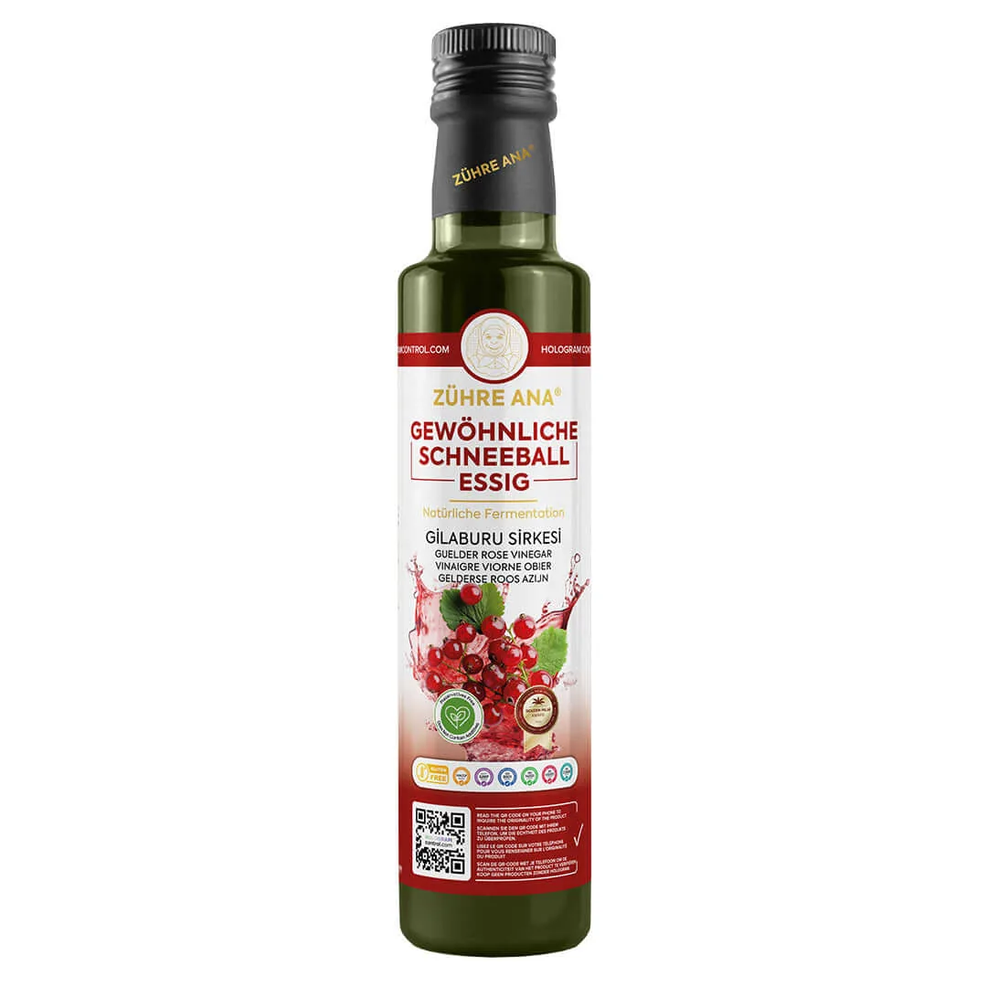 Zühre Ana Schneeball Essig 500 ml – Flasche