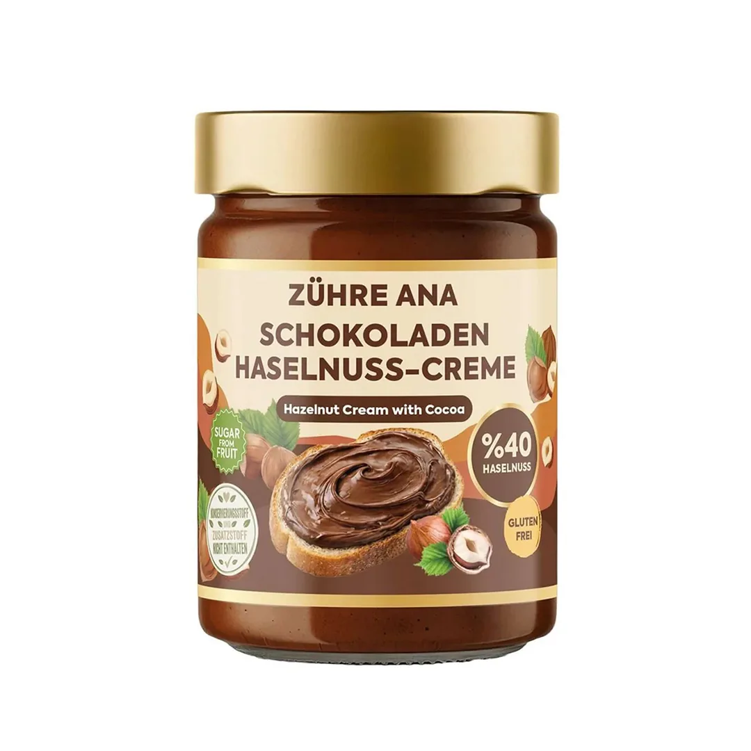 Zühre Ana Schokoladen-Haselnuss-Creme 315 g – Verpackung