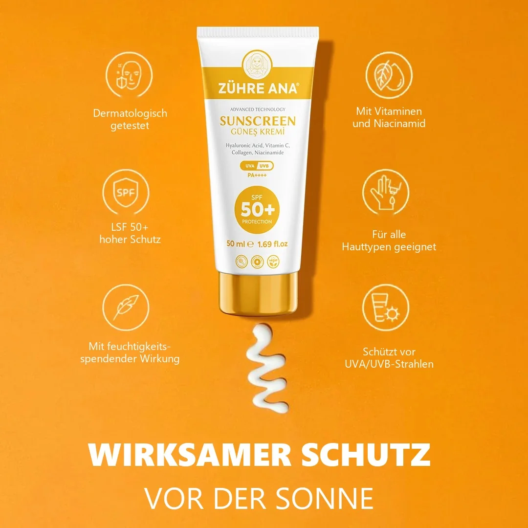 Zühre Ana Sonnencreme LSF 50+ 50 ml – Vorteile