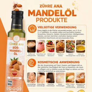 Zühre Ana Süßmandelöl 250 ml – Anwendung