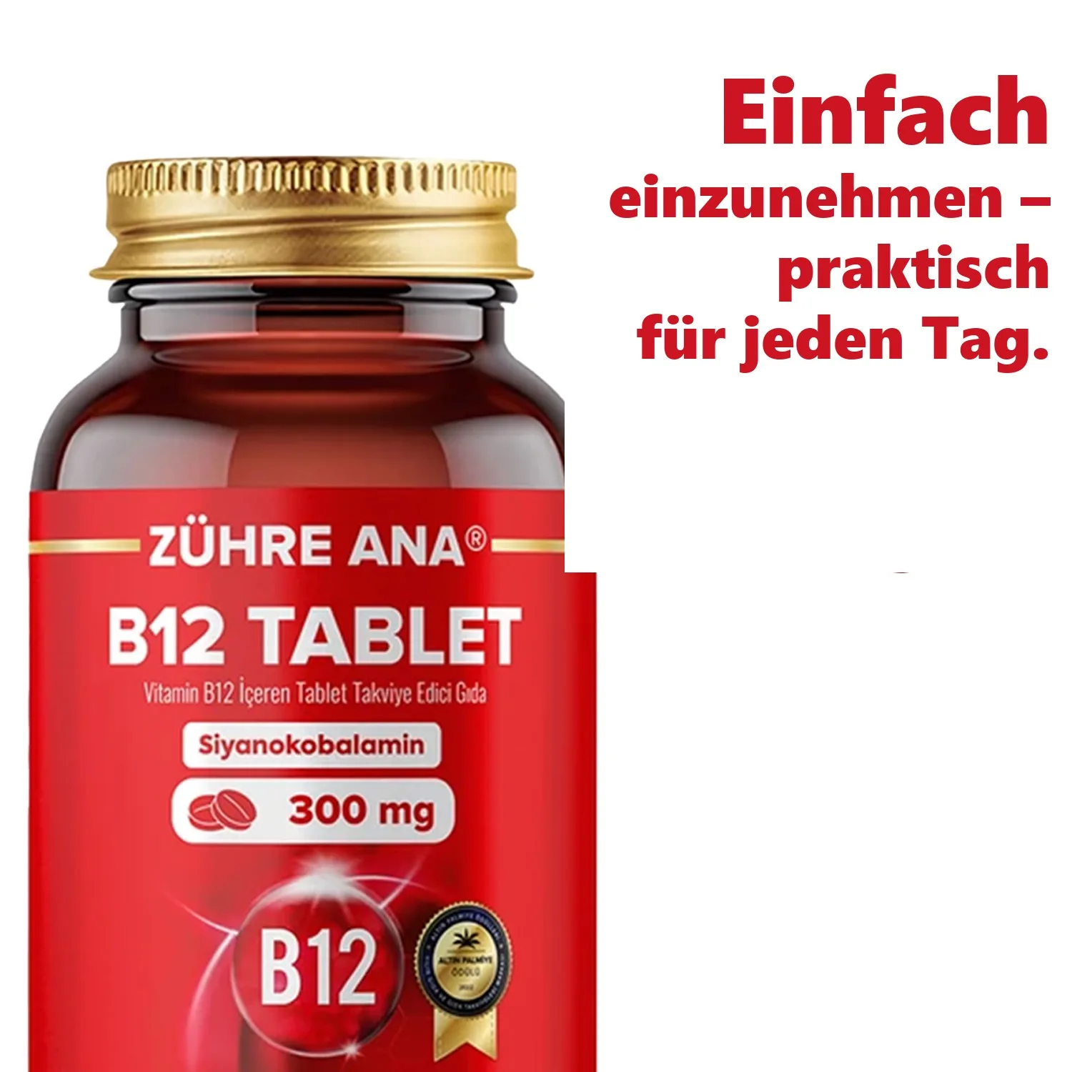 Zühre Ana Vitamin B12 Tabletten 60 Tabletten – Tablette