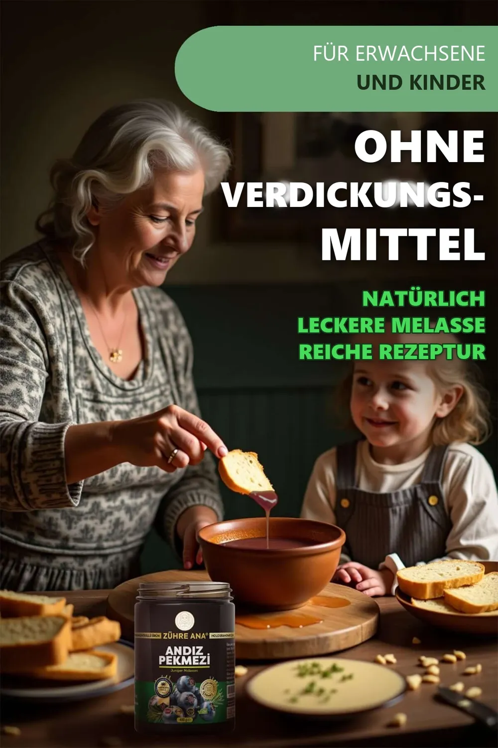 Zühre Ana Wacholdermelasse 400 g – für Erwachsene und Kinder