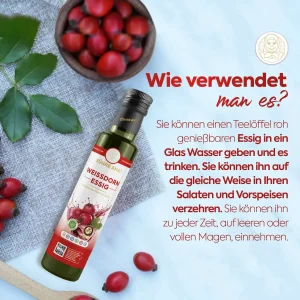 Zühre Ana Weißdornessig 500 ml – Verwendung