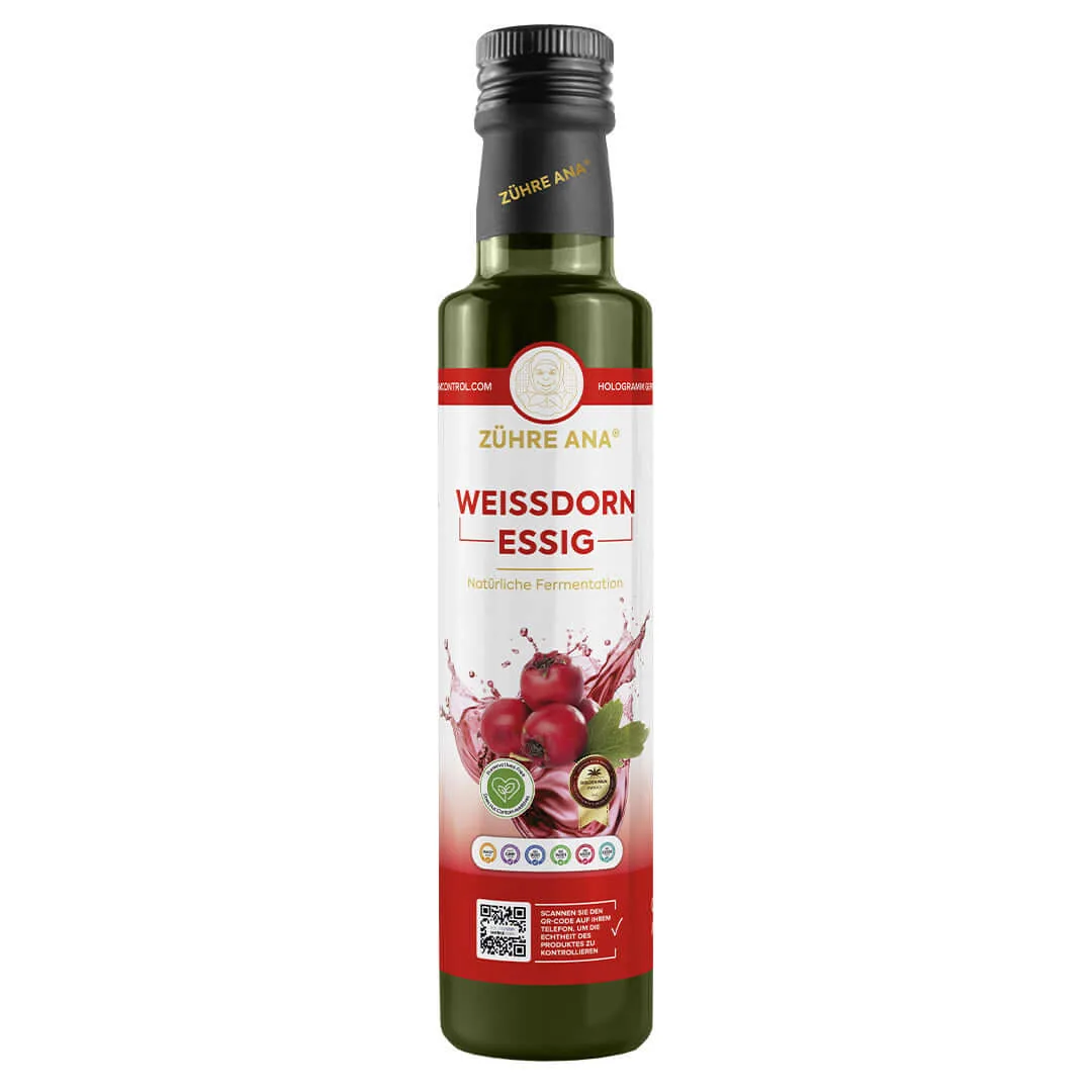Zühre Ana Weißdornessig 500 ml – Flasche
