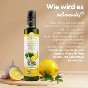Zühre Ana Zitronen-Knoblauch-Petersilien-Essig 500 ml – Ansicht 1