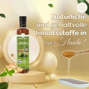 Zühre Ana Zypressenzapfen Sirup 650 ml – Inhalt
